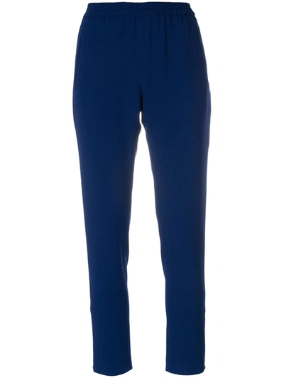 Shop Stella Mccartney Slim Fit Track Pants In Blue