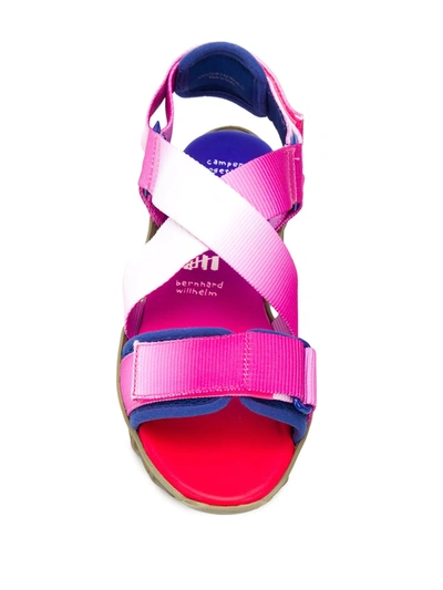 Shop Camper X Bernhard Willhelm Himalayan Sandals In Pink