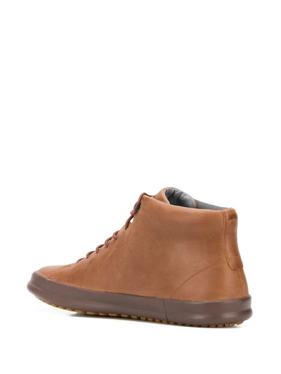 Shop Camper Chasis Sport Ankle Boots In Brown