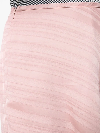 Shop Sid Neigum Textured Asymmetric Skirt In Pink