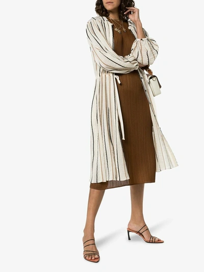 Reike Nen Black 5 Strings Pointed Sandals In Black