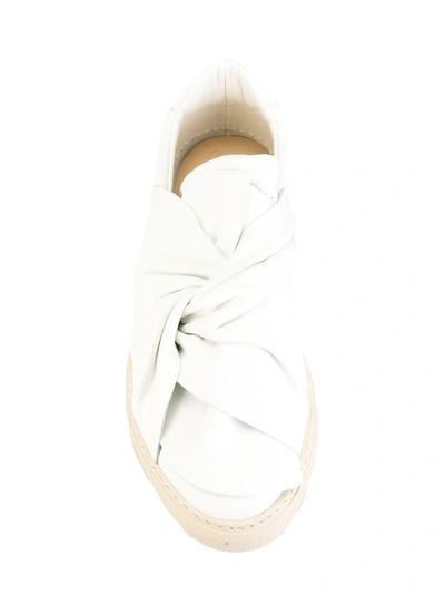 Ports 1961 Knot Detail Slip-on Sneakers In White
