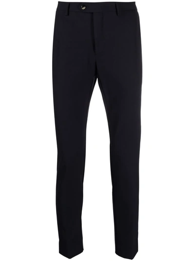 Shop Dell'oglio Mid-rise Tailored Trousers In 蓝色