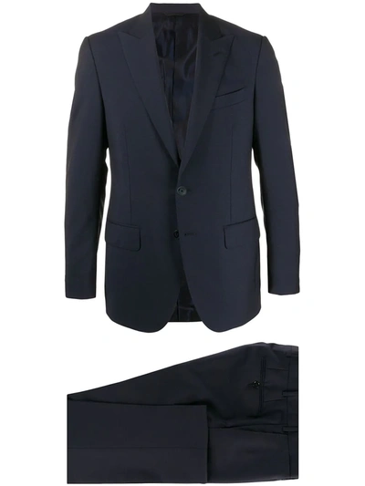 Shop Dell'oglio Formal Two-piece Suit In Blue