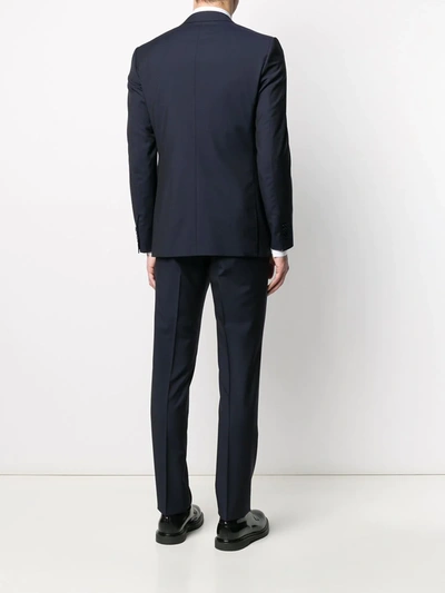 Shop Dell'oglio Formal Two-piece Suit In Blue