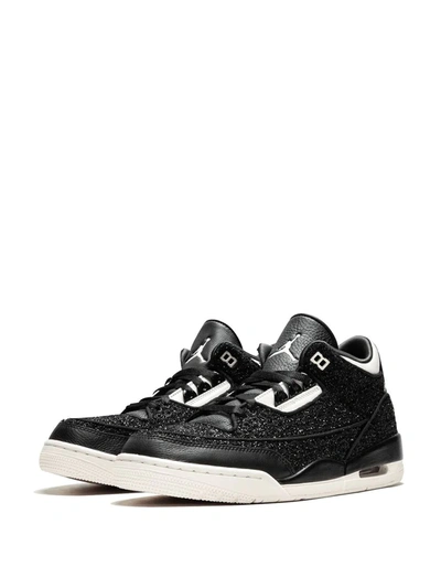 Jordan Air  3 Retro Sneakers In Black