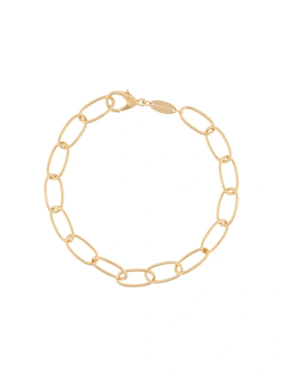 Shop Federica Tosi Lace Bolt Chain Necklace In Gold