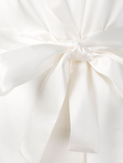 Shop La Perla Short Robe In White