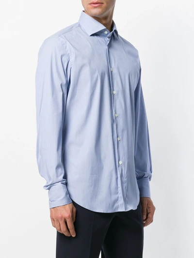 Dell'oglio Classic Long-sleeve Shirt In Blue