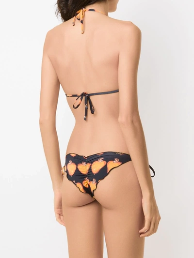 Shop Amir Slama Two-piece Bikini In Black