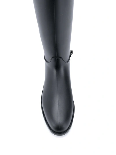 Shop Brunello Cucinelli Stirrup-strap Riding Boots In Black