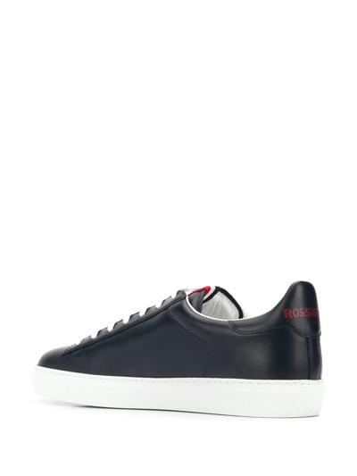 Shop Rossignol Logo Patch Low Top Sneakers In Blue