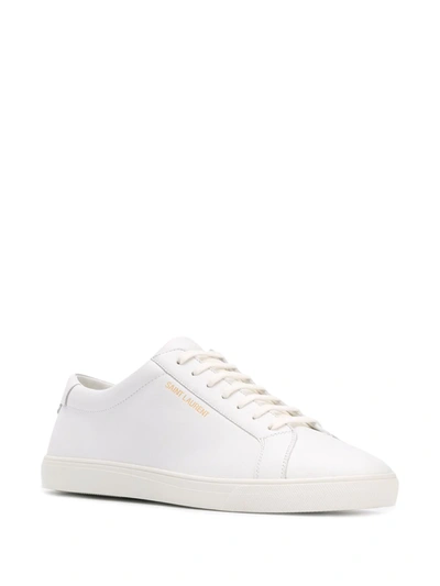 Shop Saint Laurent Andy Low-top Sneakers In White