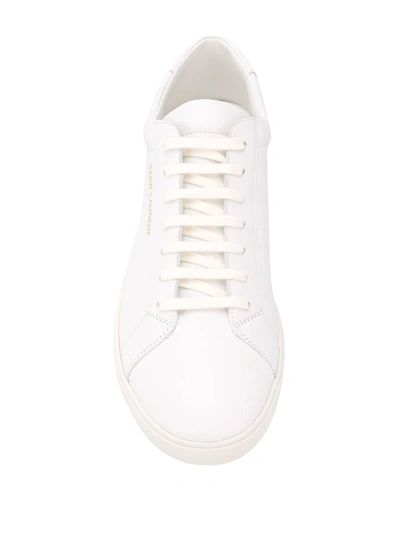 Shop Saint Laurent Andy Low-top Sneakers In White