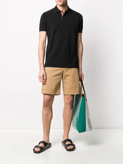 Paul Smith Cotton Polo Shirt In Black