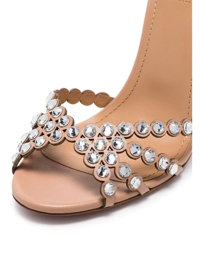Aquazzura Tequila 105mm Sandals In Pink