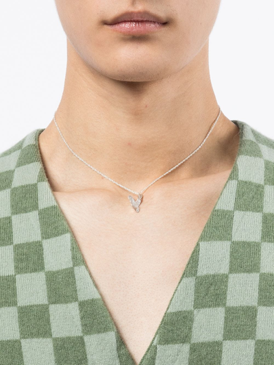 Shop Loveness Lee Y Alphabet Pendant Necklace In Silber
