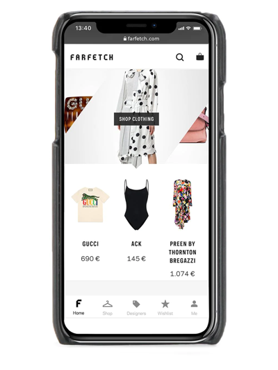 Shop Dolce & Gabbana Heart Plaque Iphone X/xs Case In Black