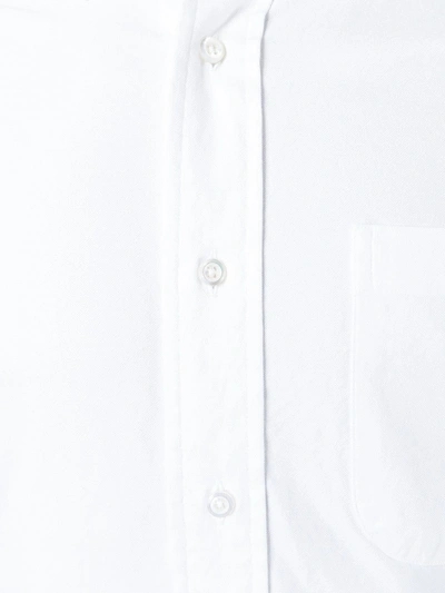 Thom Browne Long-sleeve Button-down Oxford Shirt In Blue