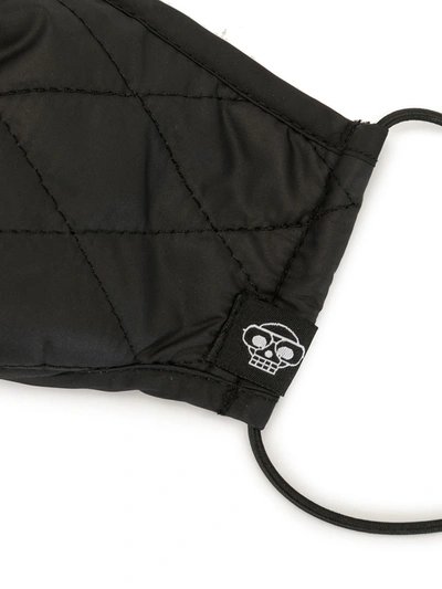 Mostly Heard Rarely Seen Quilted Face Mask In Black