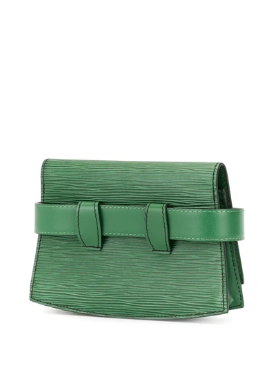 Pre-owned Louis Vuitton 1991  Tilsitt Belt Bag In Green