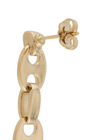 Shop Paco Rabanne Nano Eight Earrings In Gold
