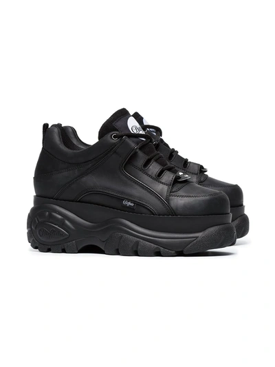 Shop Buffalo 1339 Platform Sneakers In Black
