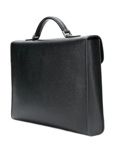 Shop Church's Warwick St James Leather Briefcase In Black