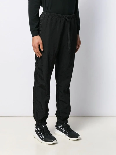 Shop Marcelo Burlon County Of Milan Cross Track Pants In Black