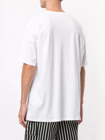 Shop Bape Logo Pocket T-shirt In White