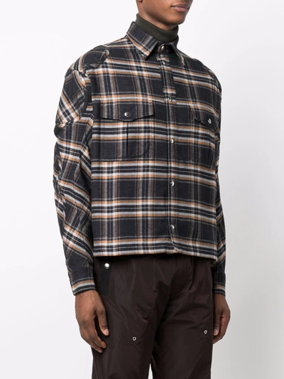 Gmbh Tahir Flannel Shirt - Atterley In Schwarz