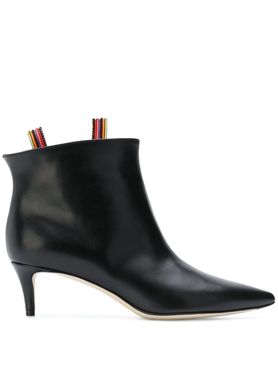 Shop Marco De Vincenzo Stieflette Ankle Boots In F0cjk Black/multicolour