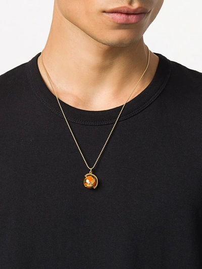 Shop True Rocks Globe Pendant Necklace In Gold