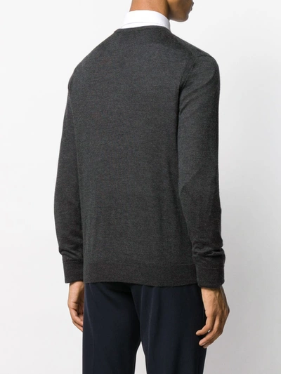 Shop N•peal The Conduit Fine-knit Jumper In Grey