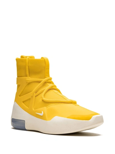 Shop Nike Air Fear Of God 1 "amarillo" Sneakers In Yellow