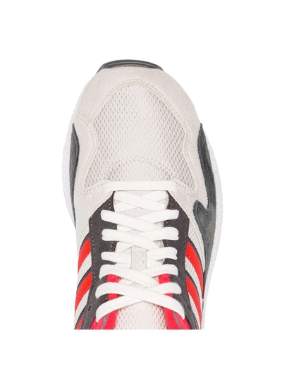 Shop Adidas Originals Ultra Tech Sneakers In White/grey/orange