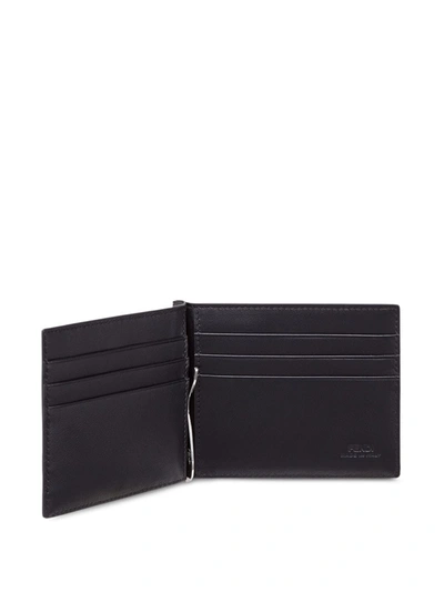 Shop Fendi Ff Motif Bi-fold Wallet In Brown