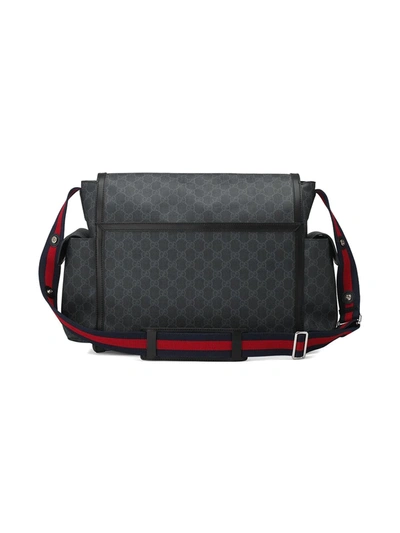 Shop Gucci Gg Supreme Diaper Bag In Black ,black