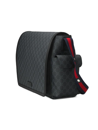 Gucci Gg Supreme Diaper Bag In Black ,black | ModeSens