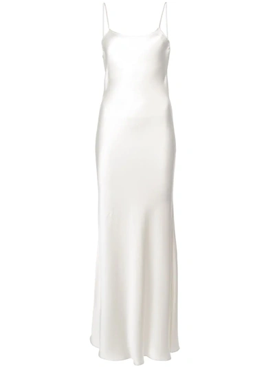 Shop Voz Liquid Slip Dress In White