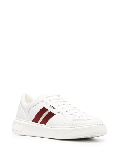 Shop Bally Moony Low-top Sneakers In White