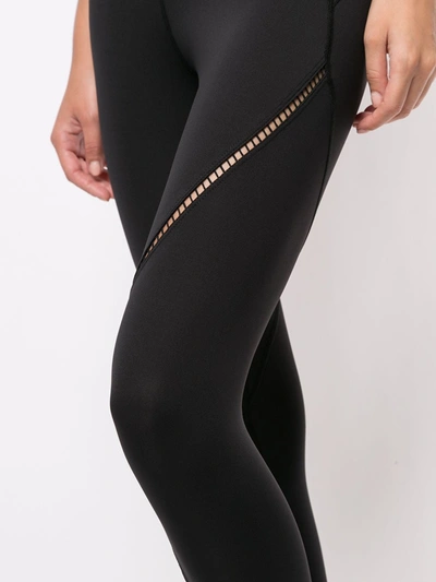 Shop Michi Cut-out Panelled Sports Leggings In Black