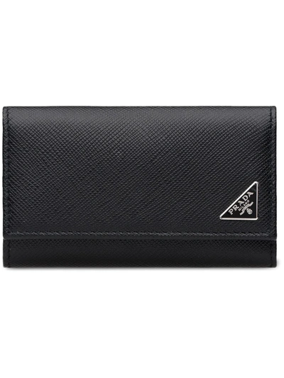 PRADA KEYHOLDER WALLET - 黑色