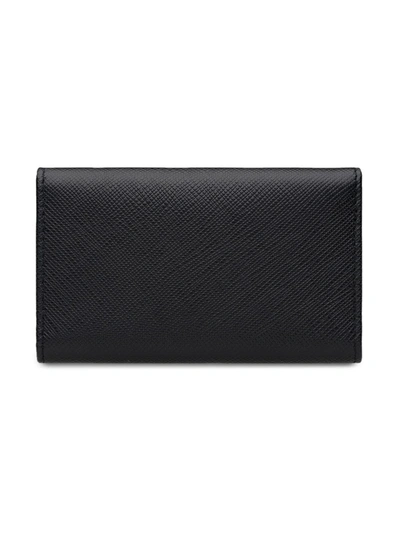 Prada Keyholder Wallet In Black