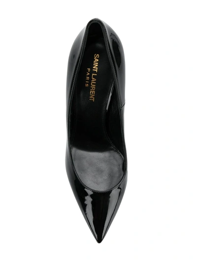 Saint Laurent Opyum Slingback Pumps In Black