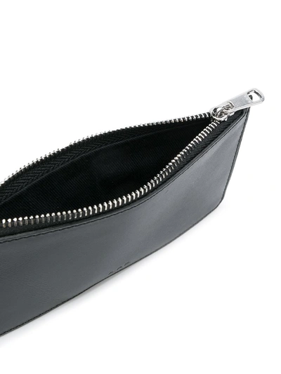 Apc Logo Embossed Cardholder Wallet In Black