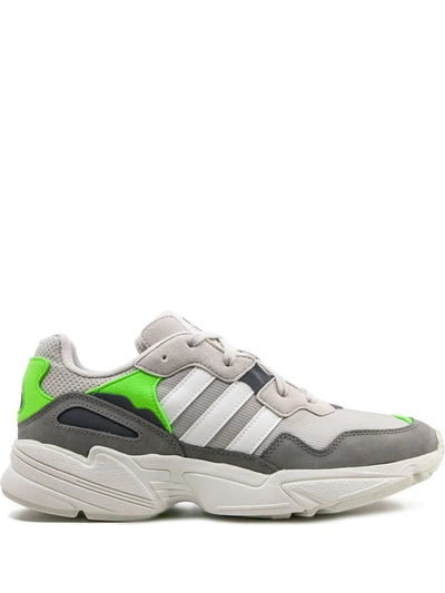 Shop Adidas Originals Yung-96 Low-top Sneakers In Grey