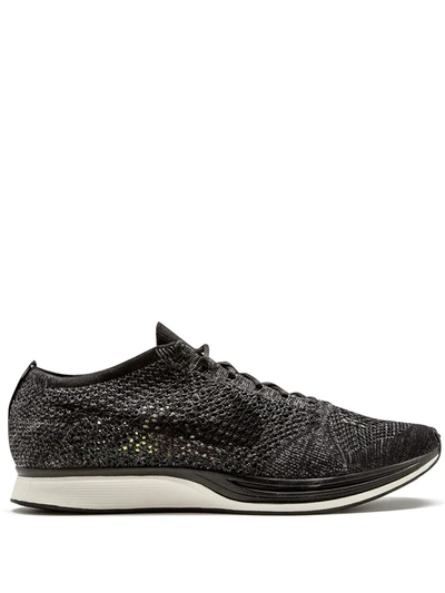 Shop Nike Flyknit Racer Sneakers In Black