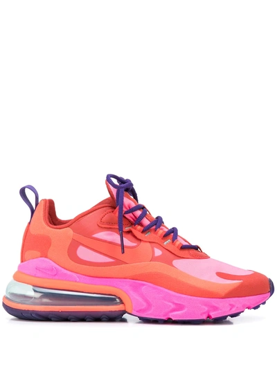 Shop Nike Max 270 React Sneakers In Mystic Red/bright Crimson/pink Blast