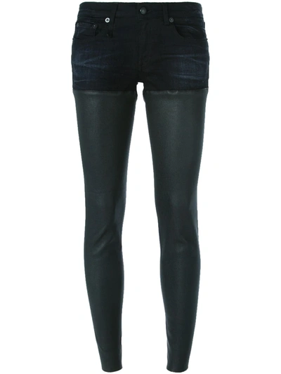 Shop R13 Short And Legging Combo In Black